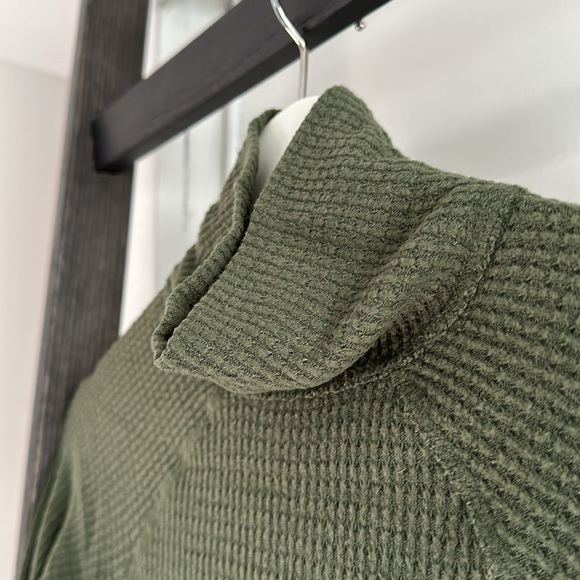 Free People Turtleneck Knit Bodysuit Army Green - Picture 4 of 8